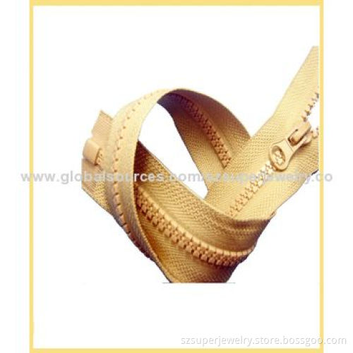 Shoes close end resin zipper|Plastic zipper